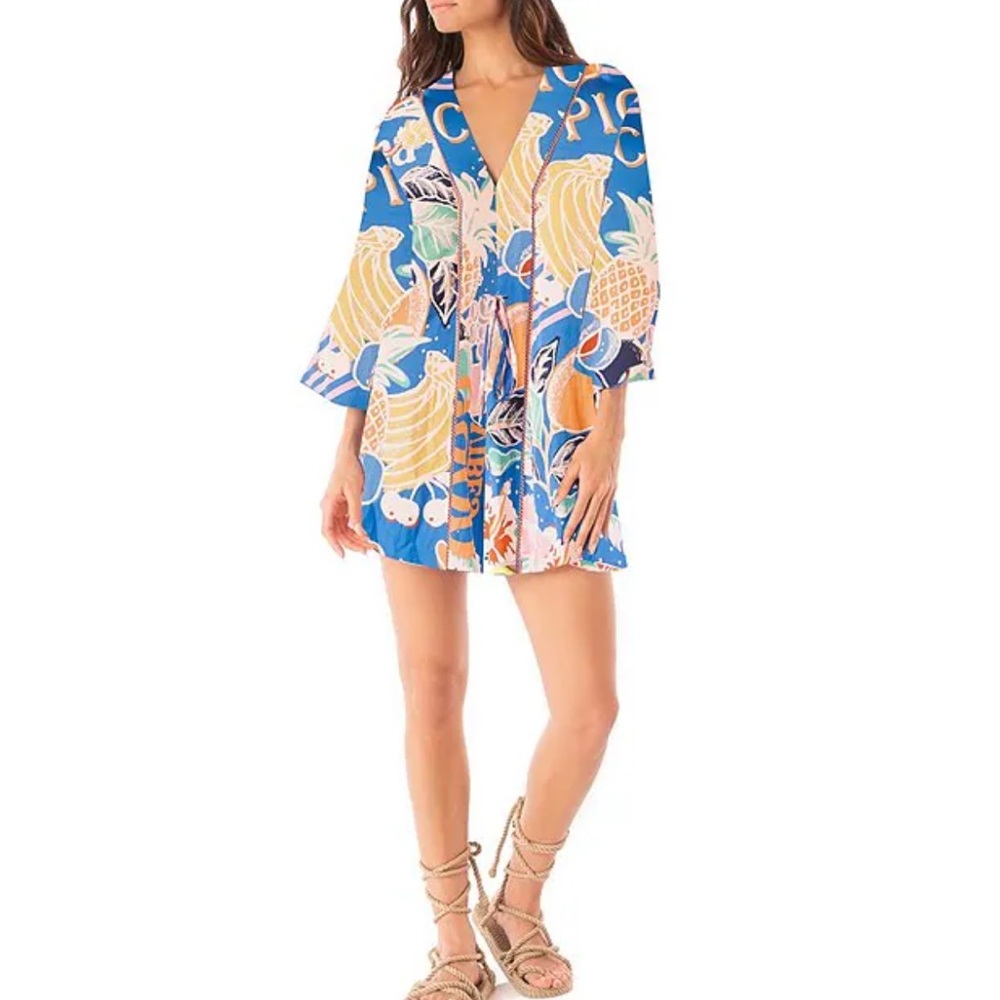 NEW Maaji Tropical Bliss Kaftan Dress